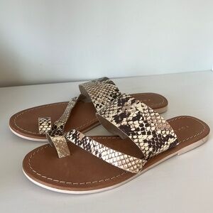Topshop Snake Print‎ Sandals